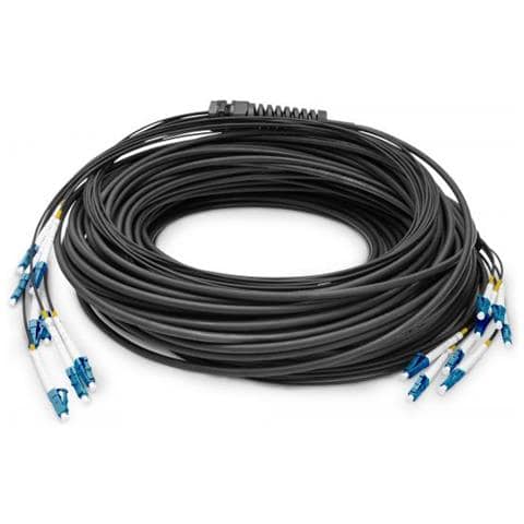 Cavo Breakout Universale In Fibra Ottica Dotato Di Terminali, Multimode Os2, 8 Fibre, Lc /upc - Lc /upc - Foto 1