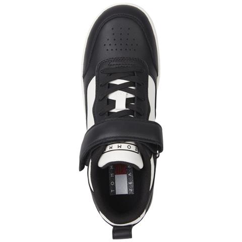 Velcro Flatform Sport Shoe Sneakers Pelle Scarpe Donna Nero Eu 39, En0en02210 Ybl - Foto 3