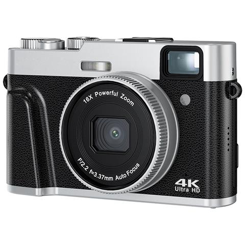Fotocamera Digitale 4k / 48 Mp /zoom 16x /autofocus /mirino /anti-shake /scheda Da 32 Gb - Foto 2