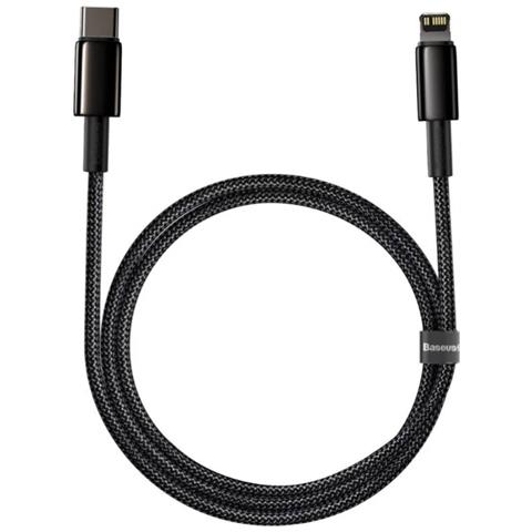 Cavo Di Ricarica E Trasferimento Usb-c-lightning 20w 1m, Nero - Foto 2