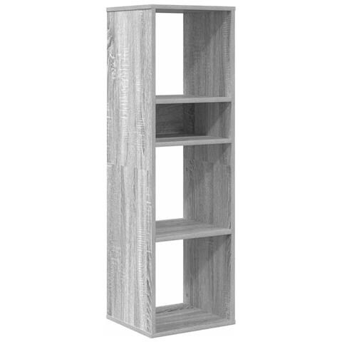 Libreria Grigio Sonoma 34x31x112 Cm In Legno Multistrato - Foto 2