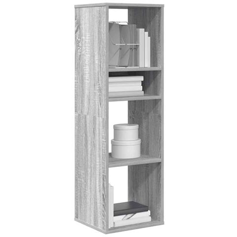 Libreria Grigio Sonoma 34x31x112 Cm In Legno Multistrato - Foto 1