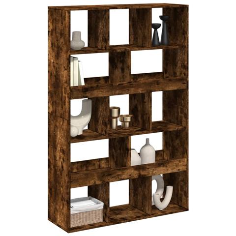 Libreria Rovere Fumo 100x33x156,5 Cm In Truciolato - Foto 3