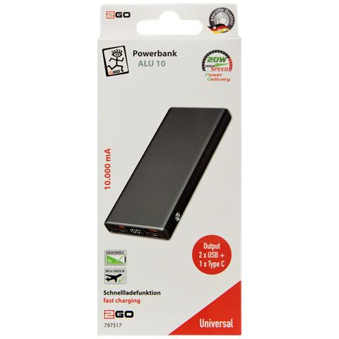 797517 batteria portatile 10000 mAh Nero - Foto 2