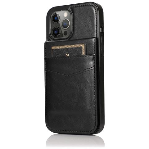 Custodia A Libro In Pelle Con Porta Carte Per Iphone 16 Pro Max - Foto 1