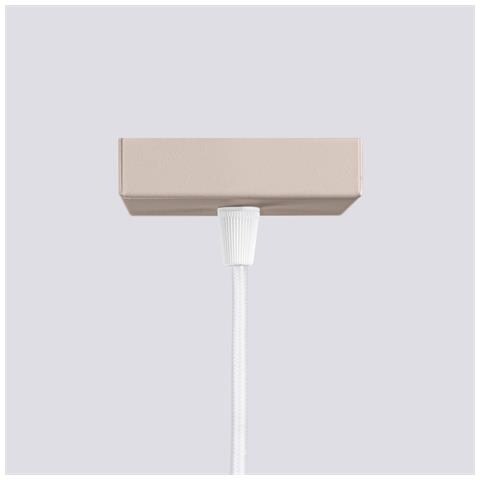 Lampada A Sospensione Karbon 1 Taupe Sl. 1759 - Minimalist Lampada A Sospensione Talpa 118x8x8 Cm - Foto 8