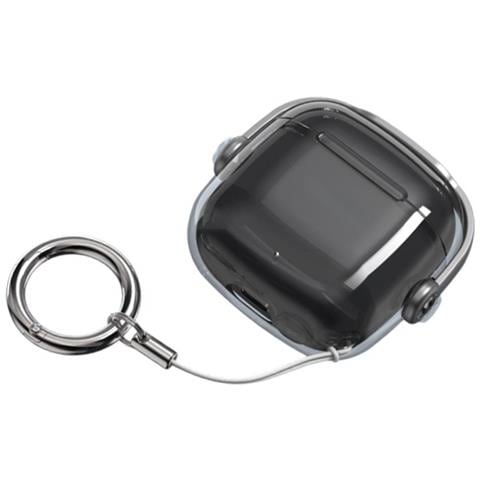Custodia Protettiva Compatibile Con Huawei Freebuds Se3/se2, Cover Antiurto In Pc Tpu Con Blocco Di Sicurezza E Supporto Per Telefono Transparent+black - Foto 1