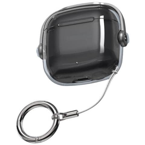 Custodia Protettiva Compatibile Con Huawei Freebuds Se3/se2, Cover Antiurto In Pc Tpu Con Blocco Di Sicurezza E Supporto Per Telefono Transparent+black - Foto 2
