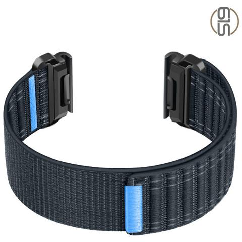 Cinturino Per Orologio In Nylon Per Garmin Fenix 8/5/6/7x Pro /epix 935/965 Blue 22 Mm - Foto 2