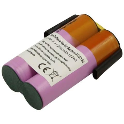 Gardena Batteria Per Attrezzi Da Giardinaggio Accu 80 Li-ion 7,4v 2600mah 19,2wh - Foto 1