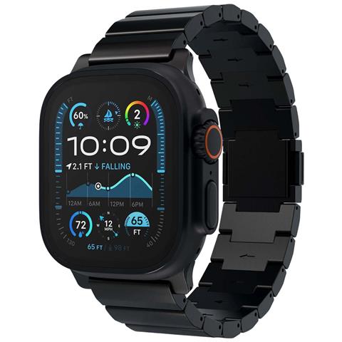 Cinturino In Titanio Per Apple Watch Ultra 1-3, Elegante E Resistente, Nero - Foto 1