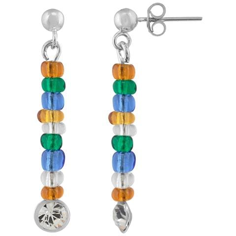 Ciondolo In Argento E Cristallo Multicolore Sw In Argento 925 - Foto 1