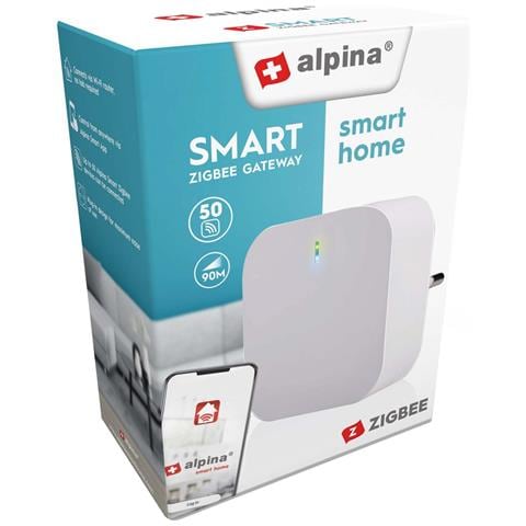 Gateway Hub Zigbee Domotico Wi-fi Per Dispositivi Connessi Portata 90 M, Bianco - Foto 2