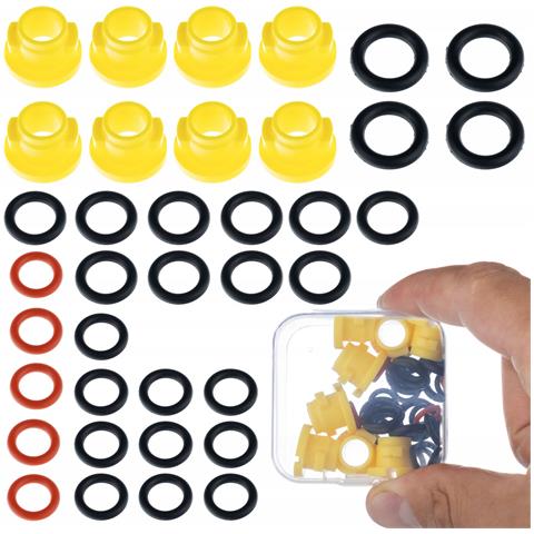 Set Di Guarnizioni E O-ring Di Ricambio Compatibile Con Idropulitrice Kärcher K2-k7 - 37 Pezzi, Alta Qualità, Riparazione Pompe E Connettori - Foto 1