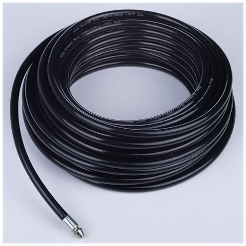 Tubo Per Pulizia Fognature 20m - Compatibile Con Idropulitrici Kärcher, Kranzle | Filettatura M22, Pressione 160 Bar, Resistente E Flessibile - Foto 2