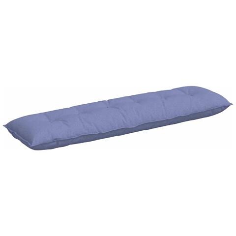Cuscino per Schiena Blu jeans 180 x 19 x 50 cm Tessuto - Foto 1