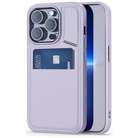 Cover per iPhone 13 Pro - Viola, Con Tarjetero - Foto 1