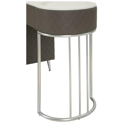 Consolle Trucco Vkh23-grigio-legno-120x40x75 Cm - Foto 8