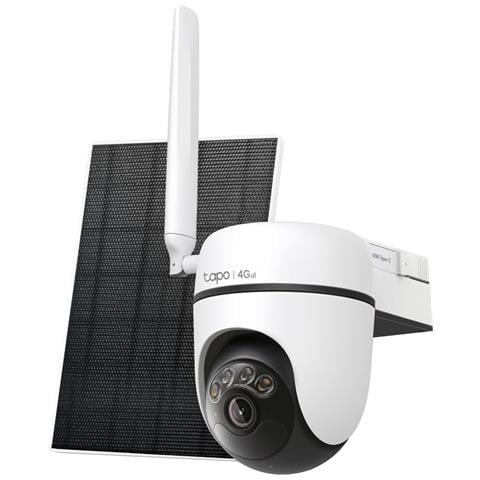 Tapo TC90G KIT Telecamera di sicurezza outdoor motorizzata 2K, 4G LTE con batteria e pannello solare incluso - Foto 1