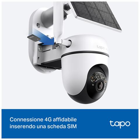 Tapo TC90G KIT Telecamera di sicurezza outdoor motorizzata 2K, 4G LTE con batteria e pannello solare incluso - Foto 12