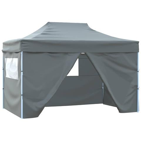 Tenda Party Antracite 280 x 410 x 315 cm Tessuto Oxford - Foto 1
