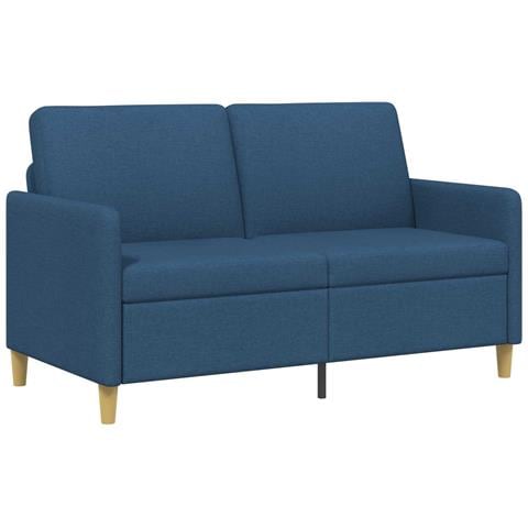 Divano con Storage Blu 152 x 78 x 87 cm Poliestere - Foto 1