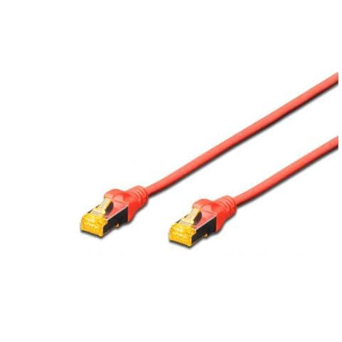 Cavo Rete S-Ftp Cat. 6A Doppia Schermatura Lsoh 1 m - Rosso - Foto 1