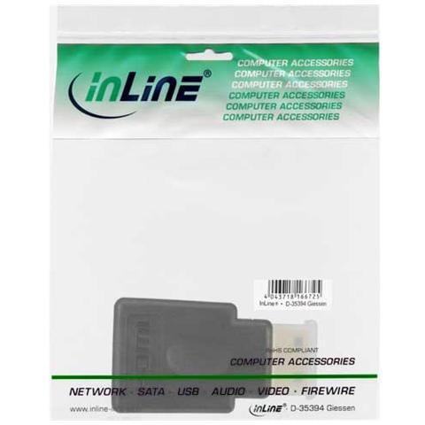 adattatore hdmi 19pin type-a femmina a hdmi mini type-c maschio, pin dorati - Foto 3