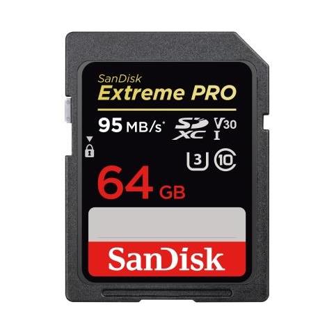 Extreme Pro SDXC 64GB 95MB / s V30 U3 SDSDXXG-064G-GN4IN - Foto 1
