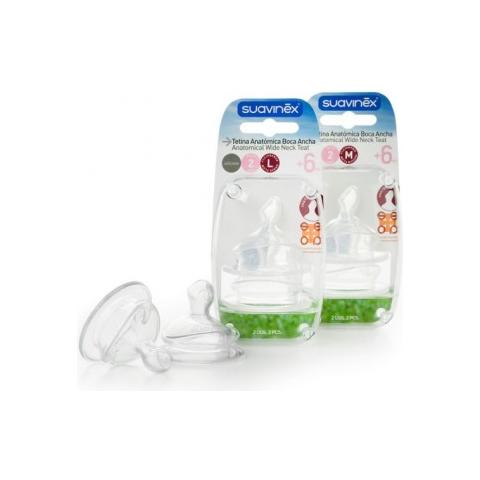 Set 2 Tettarelle Anatomica Flusso Medio Silicone 6m+ - Foto 3