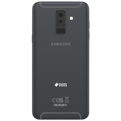 Cover Batteria Originale Per Galaxy A6 Plus Con Adesivo Integrato, Nero - Foto 1
