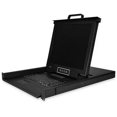 RKCONS1716K Console a Rack 43,2 cm (17") 1280 x 1024 Pixel Acciaio Nero 1U - Foto 1
