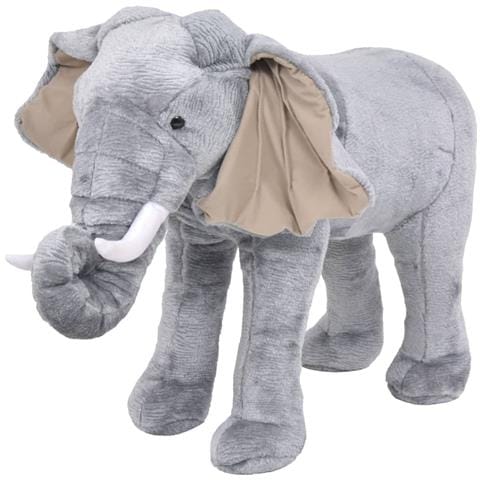 Elefante in Peluche in Piedi Grigio XXL - Foto 1