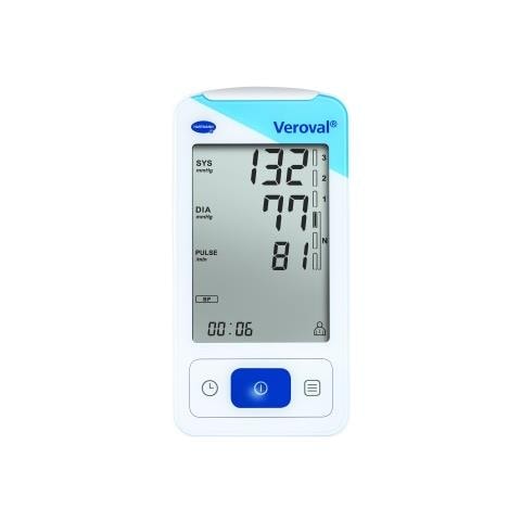 Hartmann Veroval Tensiometro 2 In 1 Collegato / Funzione Ecg - Misura Del Braccio (22 - 42 Cm)  - Foto 1