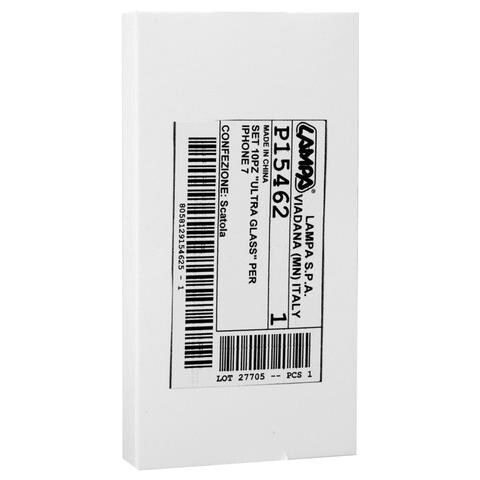 Ultra Glass, Vetro Temperato Ultra Sottile, Set 10 Pz - Apple Iphone 7 / 8 - Foto 2