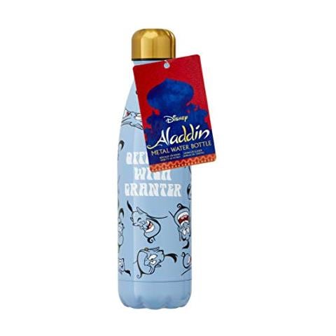 Bottiglia-ufficiale Aladdin-metallo Acqua Dei Desideri Granter, Acciaio Inossidabile, Multicolore, 500 Ml - Foto 1
