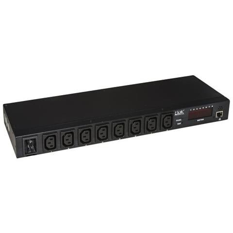 MULT 8 PORTE IEC C13 FEMMINA CONTR CON IP CON DISPLAY PER VOLT E AMPERE E SENS AMB TEM E UMI - Foto 1