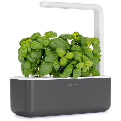 Click & Grow Smart Garden 3 Giardino Domestico Grigio + Capsule Di Basilico - Foto 4