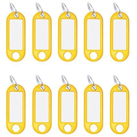 262 101805 Portachiavi Tag - Giallo (confezione Da 10)  - Foto 1