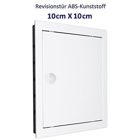 Ispezione Porta Sportello Di Revisione. Pannello Daccesso. Abs Di Plastica Bianca Di Alta Qualit. Taglie Disponibili. 4 X 4 (100mm X 100mm)  - Foto 2