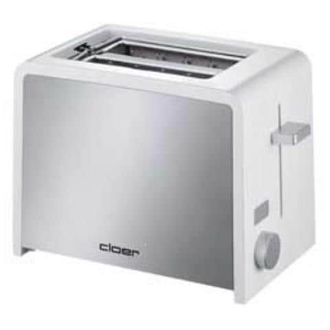 Cloer 3211 Tostapane in acciaio inox/bianco NUOVO & OVP 