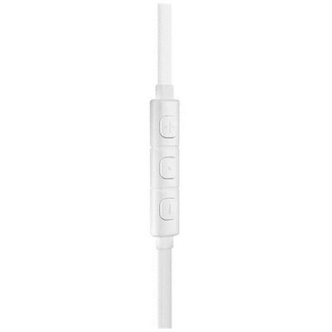 MA255773, Stereofonico, Interno orecchio, Bianco, Argento, Cablato, Volume +, Multi-key, Volume -, Universale - Foto 1
