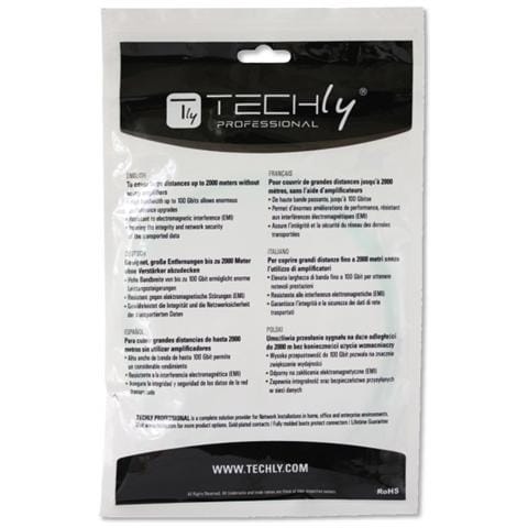 Techly Cavo Fibra Ottica SC/ST 62,5/125 Multimodale 5 m OM1 (ILWL D6-C-050) - Foto 1