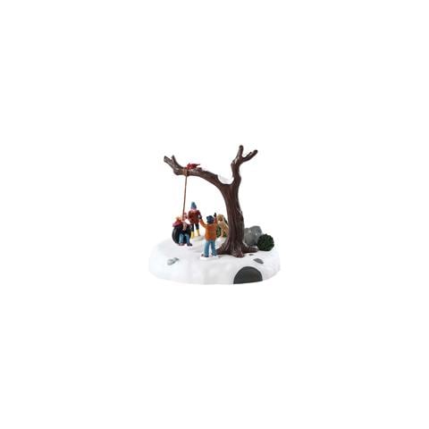 Bambini Con Altalena Lemax Decorazione Natale Multicolore - Foto 2