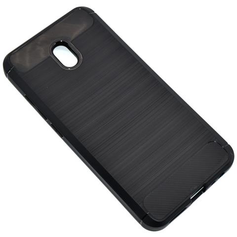 Custodia B-case Tpu Silicone Cover Case Per Xiaomi Redmi 8a Carbon Metal Black - Foto 2