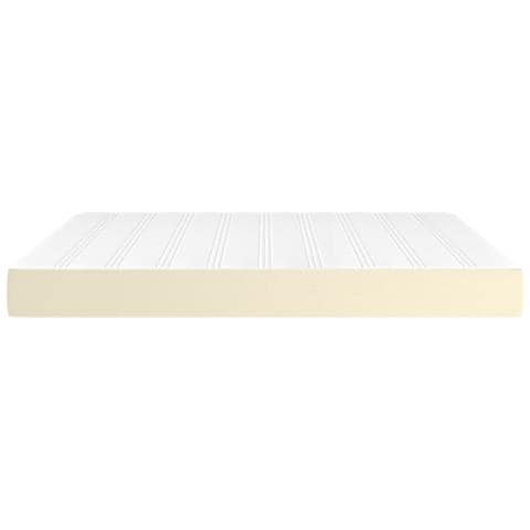 Materasso A Molle Crema 180x200x20 Cm In Similpelle - Foto 2