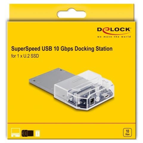 Docking Station con USB Type-C per 1 x U. 2 SSD - Foto 2