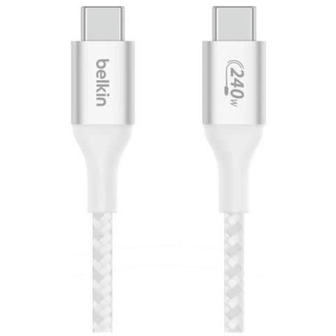 Cab015bt1mwh Cavo Usb 1 M Usb 2.0 Usb C Bianco (boostcharge 240w Usb-c Usb-c 1m Wht) - Foto 1