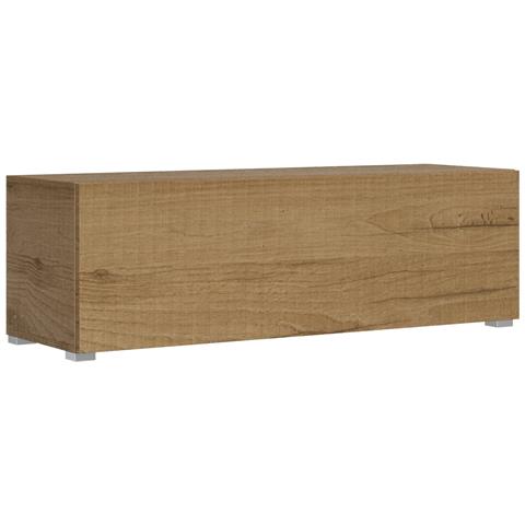 Base Tv Ribalta Con Passa Cavi L.133,6 H.40 P.39,2 Con Piedini Quercia Natura - Foto 4