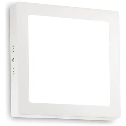 Plafoniera Moderna Universal Acciaio Bianco Led Integrato 19w 4000k Ip20 - Foto 1